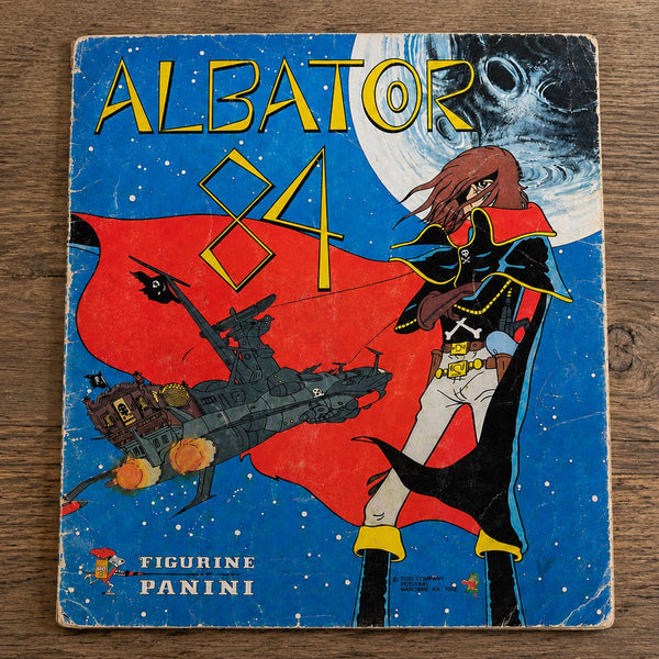 Ancien album Panini Albator 84 – 124/240 vignettes – 1982 – Incomplet