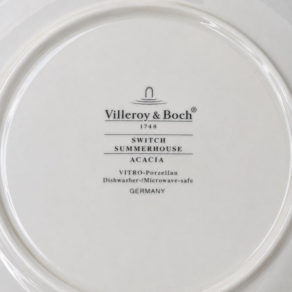 Villeroy & Boch Switch Summerhouse Acacia – lot de 6 assiettes plates en vitro-porcelaine