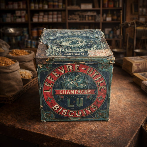 Boîte à biscuits ancienne LU – Lefèvre-Utile – Nantes – Grand Prix 1900