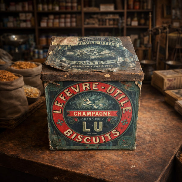 Boîte à biscuits ancienne LU – Lefèvre-Utile – Nantes – Grand Prix 1900