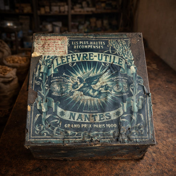 Boîte à biscuits ancienne LU – Lefèvre-Utile – Nantes – Grand Prix 1900