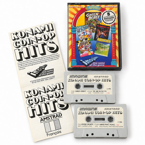 Jeu vidéo Konami Coin-Op Hits – Amstrad CPC 464 – Imagine Software – 1984