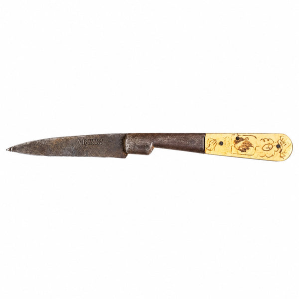 Ancien couteau de poche pliant modèle corse « Vendetta » – Véritable Édouard 716