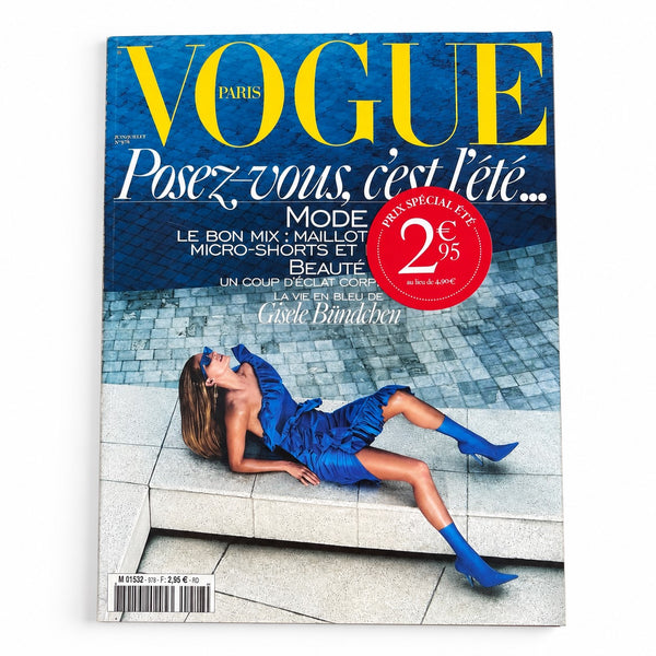 Magazine / Revue Vogue Paris n° 978 – Juin / Juillet 2017 – Gisele Bündchen