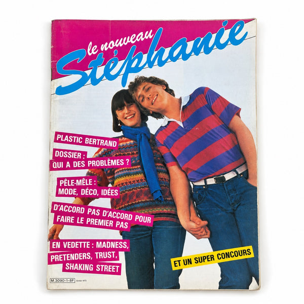 Le Nouveau Stéphanie n° 1 – Magazine jeunesse vintage – Mai 1980 – Plastic Bertrand