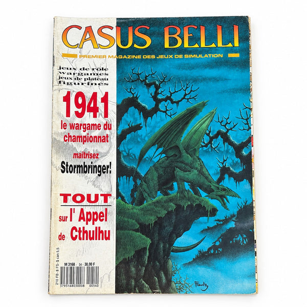 Casus Belli n° 54 – Décembre 1989 – Magazine de jeux de rôle avec encart wargame 1941