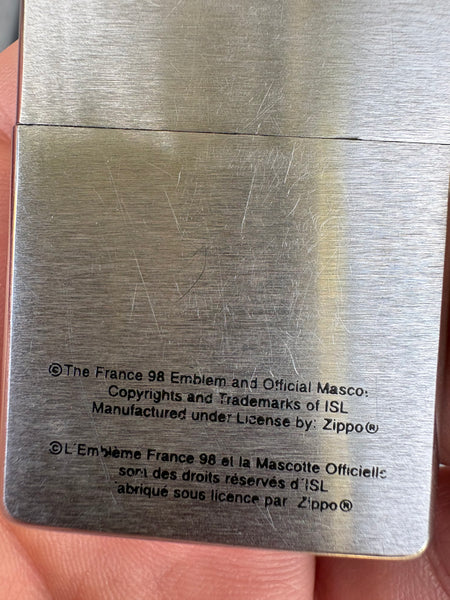 Briquet Zippo XIII Footix France 98 – Coupe du Monde 1998