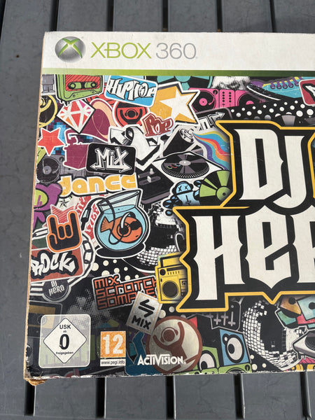 DJ Hero Kit platine Xbox 360 complet – jeu vidéo et contrôleur