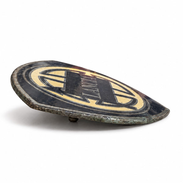 Emblème Lancia Delta vintage en métal – Badge automobile de collection