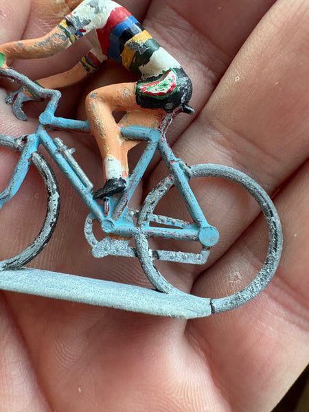 Figurine coureur cycliste Salza – Tour de France – Maillot Champion du Monde