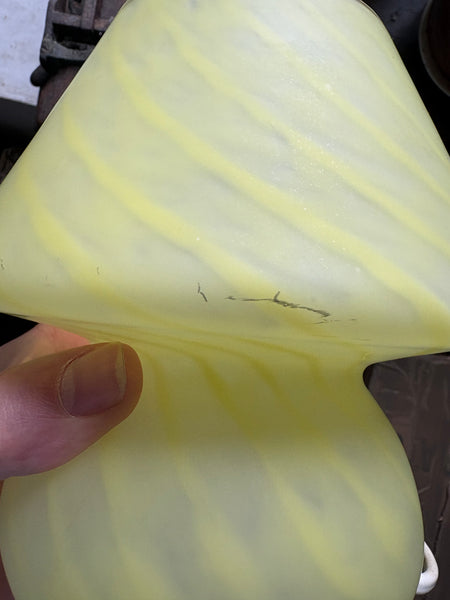 Lampe de chevet vintage en verre style Venini / Vetri d'Arte – design champignon – années 1970