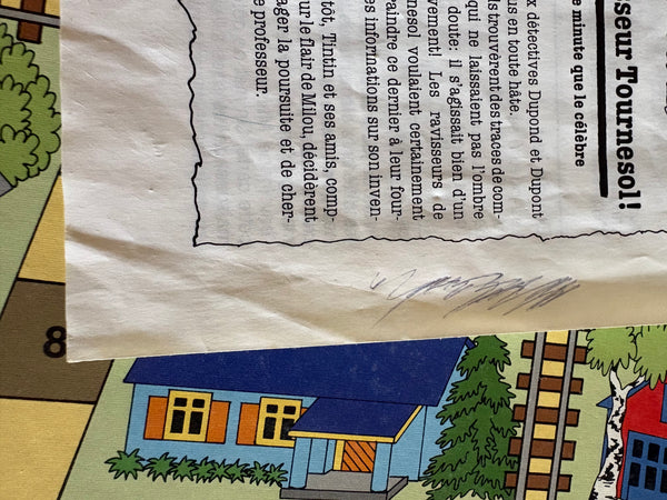 Ancien jeu d'enquête Tintin « Qui a enlevé le professeur Tournesol ? » Ravensburger