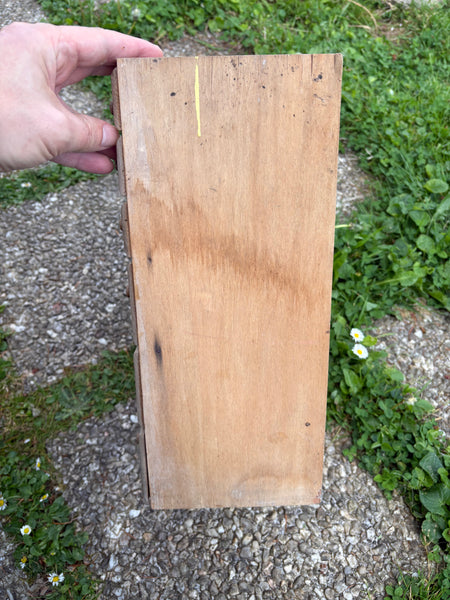 Layette d’horloger / mercerie vintage en bois et contreplaqué – meuble de métier à tiroirs