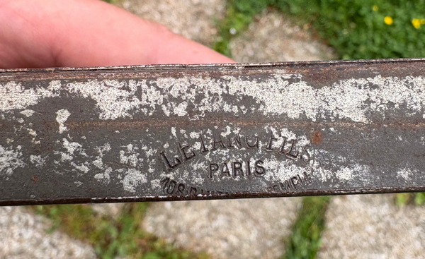 Ancien moule de pâtissier / chocolatier en métal Letang Fils pour friture en chocolat