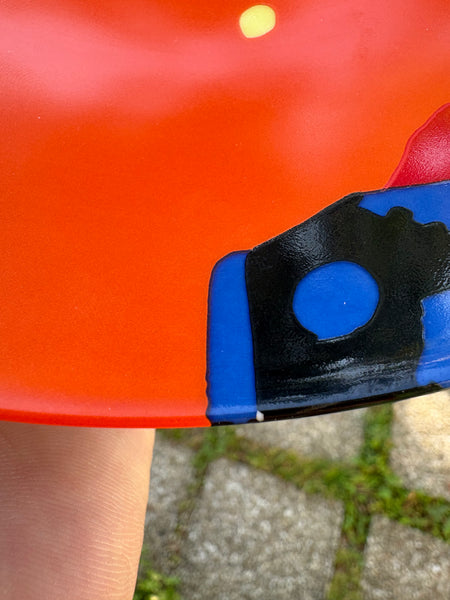 Assiette plate vintage par Roland Bierge ( 1922 / 1991 ) / Centenaire de la Mutuelle des Pharmaciens