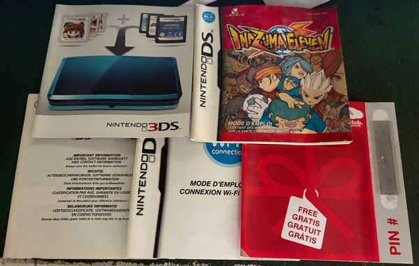 Jeu vidéo Nintendo DS Inazuma Eleven complet + carte club non grattée