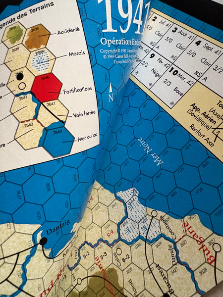 Casus Belli n° 54 – Décembre 1989 – Magazine de jeux de rôle avec encart wargame 1941