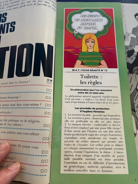 Magazine / revue Mlle âge tendre / numéro 56 / Dutronc