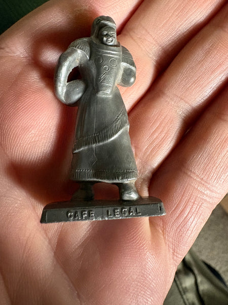 Figurine Café Legal / Far West Série 2 / Longues Nattes