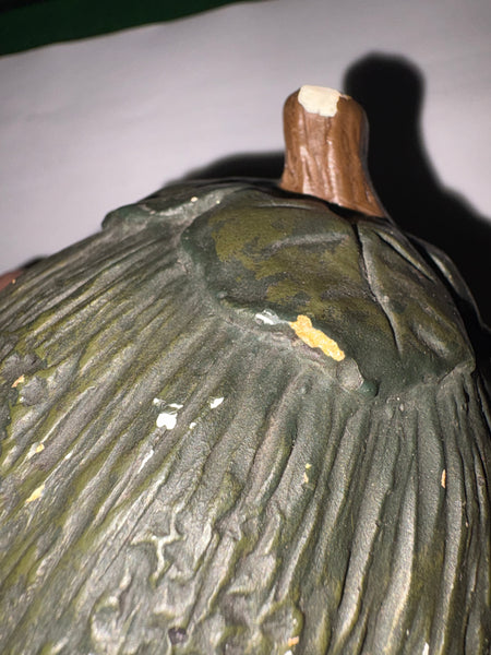 Statuette en plâtre vintage 15 cm / visage afro inspiré d'un pot à tabac des années 1930