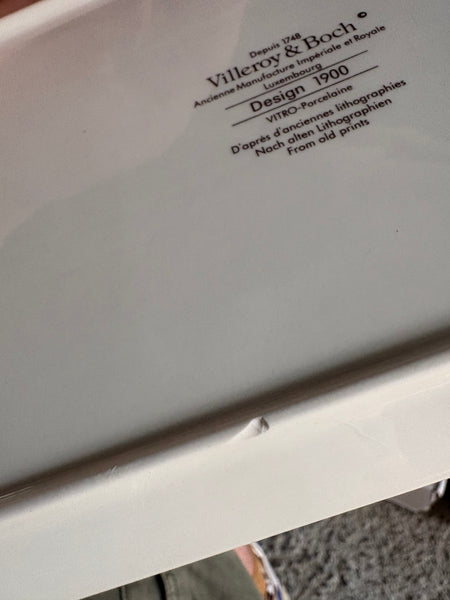 Plat à cake vintage Villeroy & Boch « Design 1900 » – Robe d’Intérieur