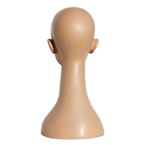 Marotte / présentoir / tête à chapeau vintage 43 cm en résine