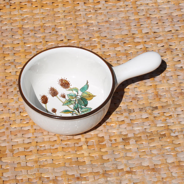 Petit poêlon 9 cm vintage en vitro porcelaine Villeroy & Boch modèle Botanica