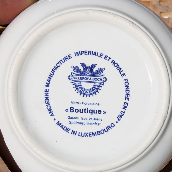 Grande tasse à déjeuner / chocolat en vitro porcelaine de Villeroy & Boch modèle Boutique