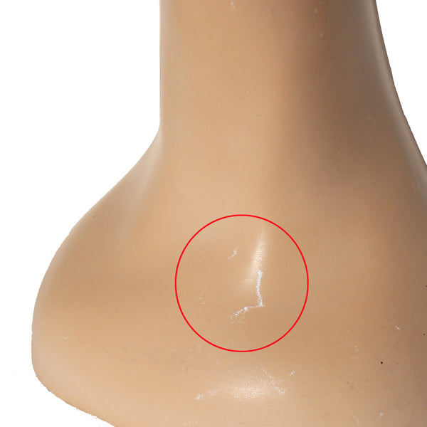 Marotte / présentoir / tête à chapeau vintage 43 cm en résine