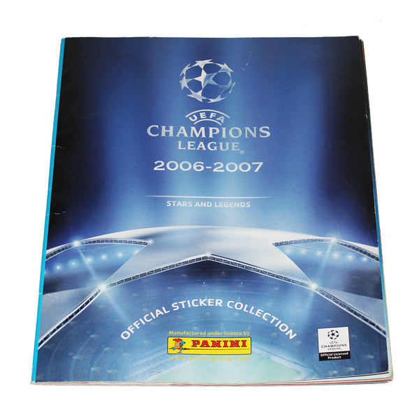 Album Panini incomplet - UEFA Champions League 2006-2007 avec Messi Ronaldo ( 164 / 384 )