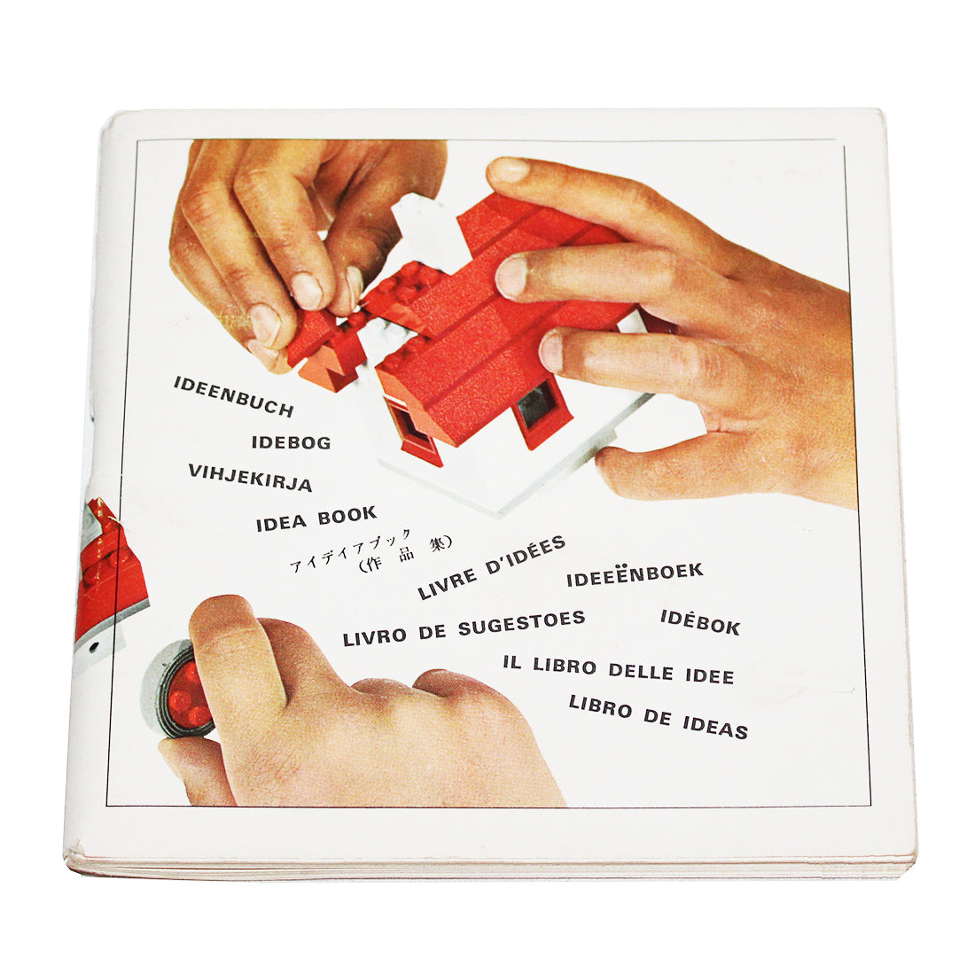 Livre catalogue vintage Lego System pour idées de créations des années 1960