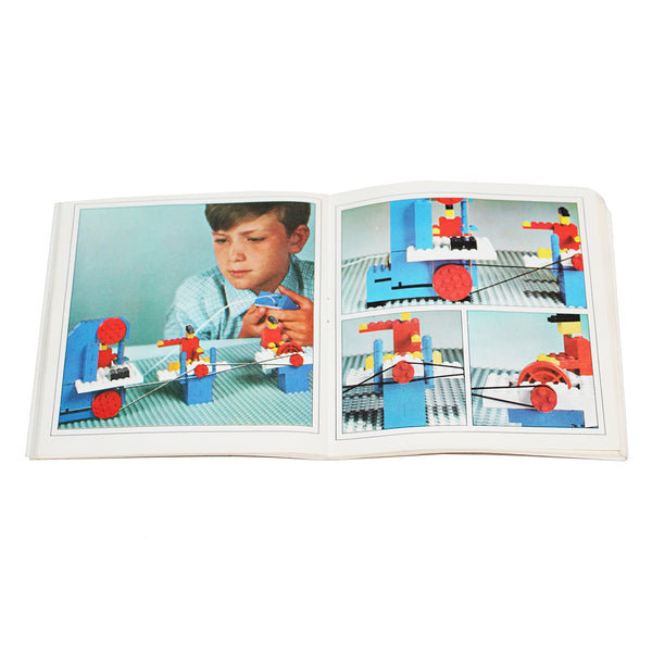 Livre catalogue vintage Lego System pour idées de créations des années 1960