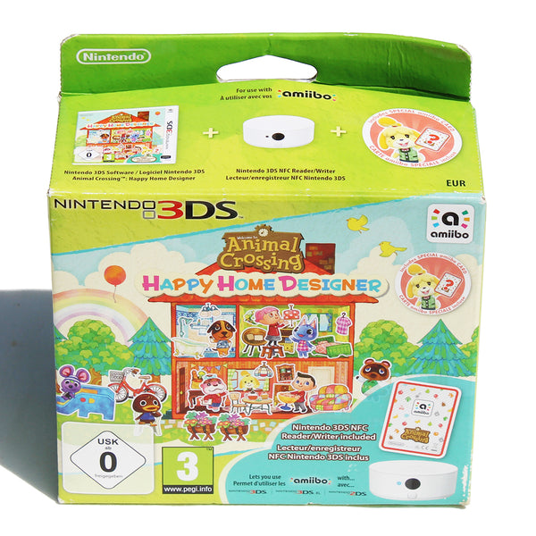 Jeu vidéo Nintendo 3DS coffret Animal Crossing Happy Home Designer / Amiibo