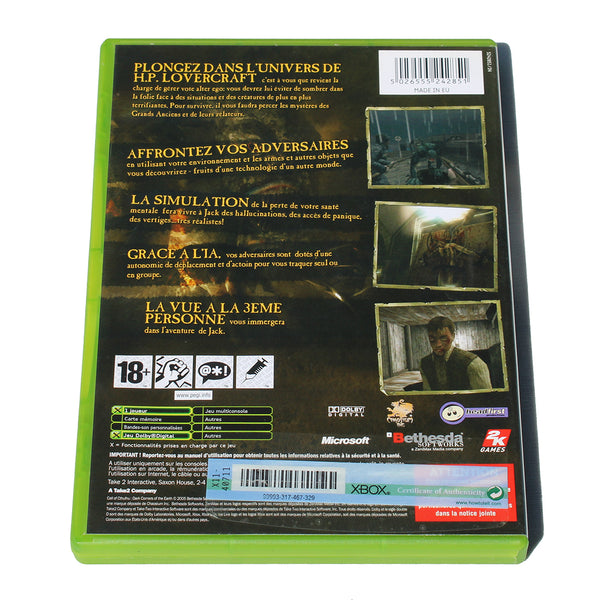 Jeu vidéo Xbox Call of Chtulhu Dark Corners of the Earth complet ( 2005 ) PAL