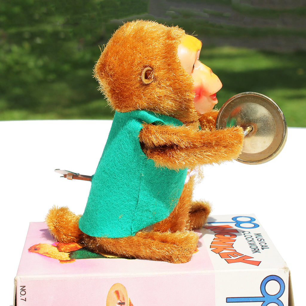 JOUET MÉCANIQUE ANCIEN, singe aux cymbales fonctionnant - North JOUET MÉCANIQUE ANCIEN, singe aux cymbales fonctionnant - North