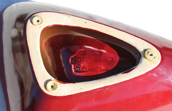 Grand cendrier publicitaire vintage en faïence / Dubonnet