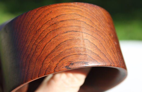 Porte-cigarettes vintage / céramique de Kronjyden ( Danmark ) par Jens Quistgaard / Série Tabac / Azur ( 1965 ).