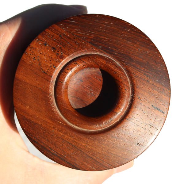 Porte-cigarettes vintage / céramique de Kronjyden ( Danmark ) par Jens Quistgaard / Série Tabac / Azur ( 1965 ).