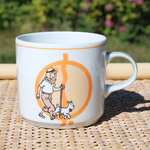 Tasse / mug en porcelaine Tintin Les Cigares du Pharaon ( Hergé-Tintin Licensing )