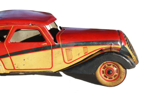 Ancien jouet Charles Rossignol CR 91 / Voiture en tôle Peugeot 202 / fonctionnel