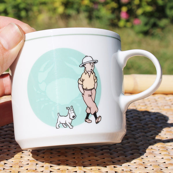 Tasse / mug en porcelaine Tintin Le Crabe aux Pinces d'Or ( Hergé-Tintin Licensing )