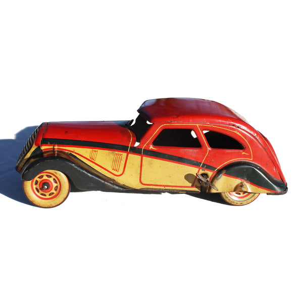 Ancien jouet Charles Rossignol CR 91 / Voiture en tôle Peugeot 202 / fonctionnel