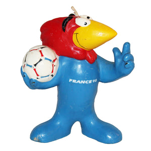 Goodies football grande bougie 12 cm Footix Coupe du Monde France 98