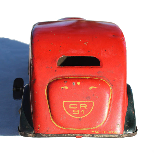 Ancien jouet Charles Rossignol CR 91 / Voiture en tôle Peugeot 202 / fonctionnel