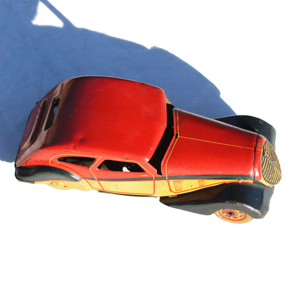 Ancien jouet Charles Rossignol CR 91 / Voiture en tôle Peugeot 202 / fonctionnel