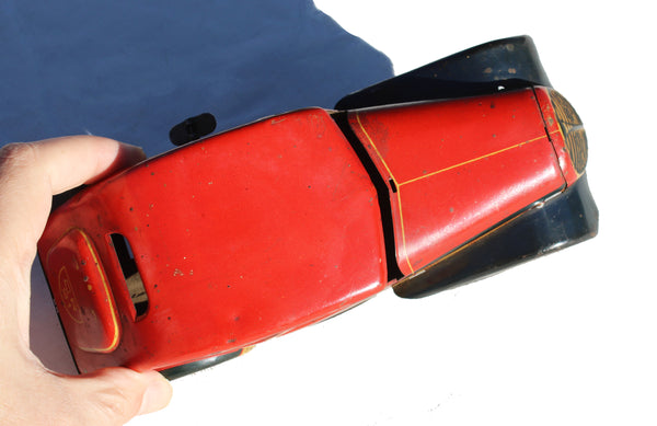 Ancien jouet Charles Rossignol CR 91 / Voiture en tôle Peugeot 202 / fonctionnel