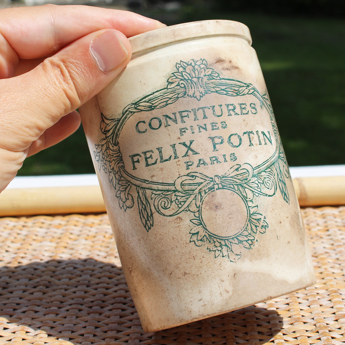 Lot De 4 Bocaux Anciens Félix Potin – La Parisienne – Hauteur 17cm