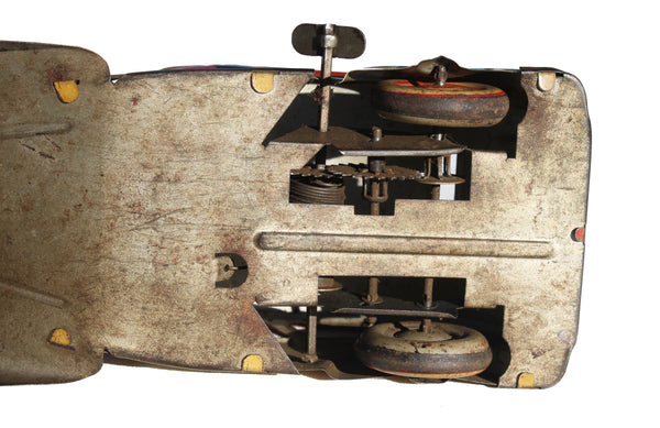 Ancien jouet Charles Rossignol CR 91 / Voiture en tôle Peugeot 202 / fonctionnel