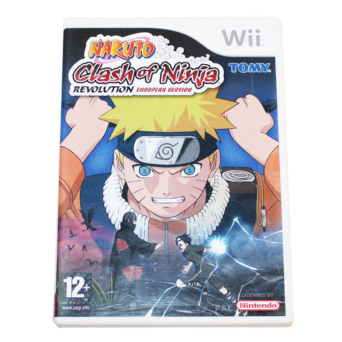 Jeu vidéo Nintendo Wii Naruto Clash of Ninja Revolution + carte club non grattée