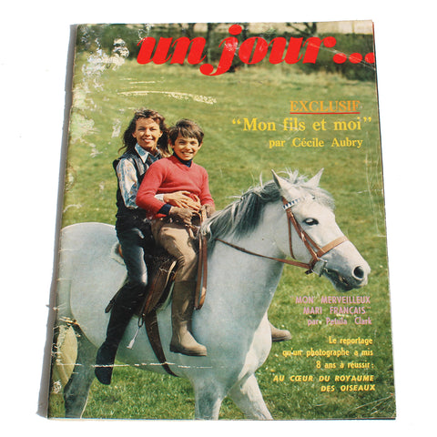 Magazine / revue Un Jour ... / numéro 3 / Cécile Aubry / Mon fils et moi